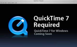 QuickTime 7 for Windows coming soon&hellip;