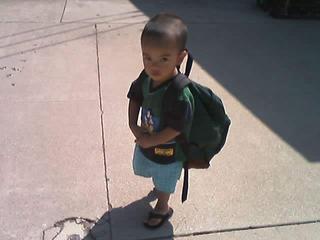 Joshua w/ Jesse's backpack&hellip;