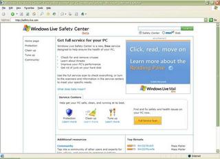 Microsoft's Windows Live Safety Center