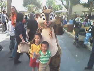 Joshua, Jesse & ? (dunno the chipmunk's name)