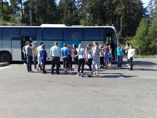 Pitstop litt s&oslash;r om Oslo. Forferdelig varmt her nede til og med bussen klager innimellom