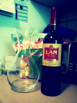 Crianza with dinner tonight
