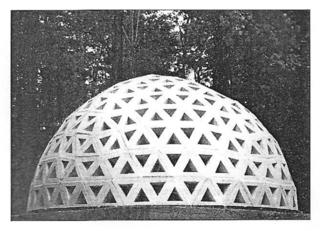 tapered prism concrete dome