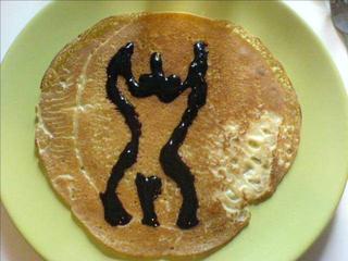 Mer pannekakekunst.