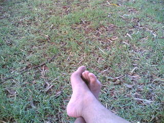 feet up