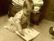 Olivia, cute, Baby, read