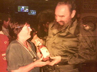 Castro at the same bar as me..?? no, it couldn't be!!