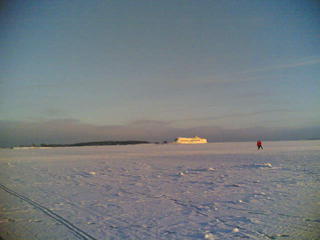 Tallink approaching Helsinki harbour
