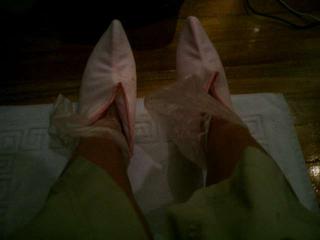 Paraffin Treamtent for the feet :-)