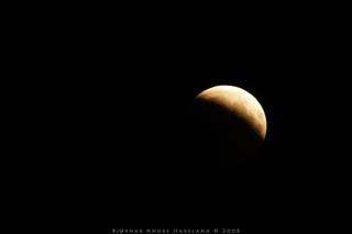 Almost engulfed by darkness