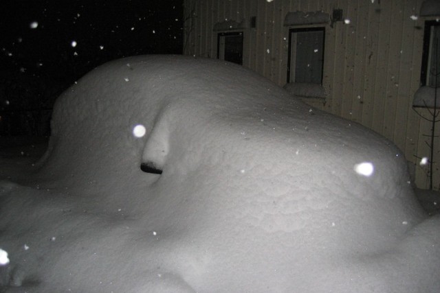 There used to be a car here ...