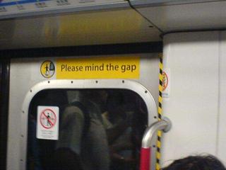 Please mind the gap...