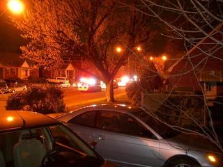 My street at night