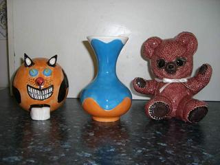 my hobby making pottery figures ect