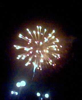 More fireworks