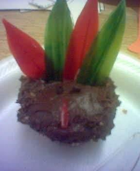 Turkey cupcake