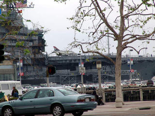 Air Craft Carrier at San Diego Harbor