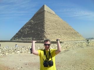 I dag har vi vert i cairo. Sett pyramide