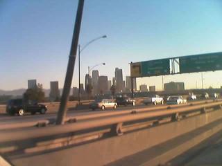 Downtown LA at dawn