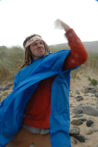 Stratton shakes his fist at the weather
