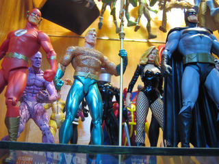 Flash, Aquaman, Black Canary & Batman