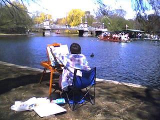 Lakeside Painting