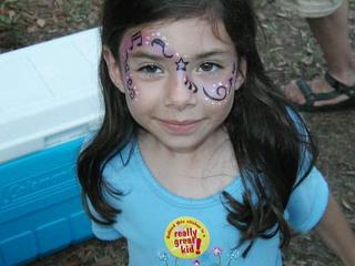 painted face