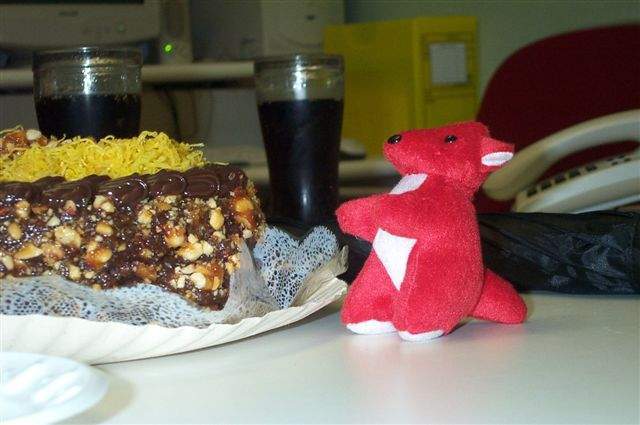 A torta e o tinhoso