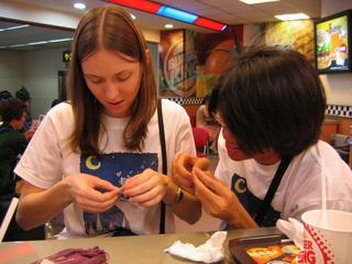 June 6, 2004 - The Final Frog Folding competition
