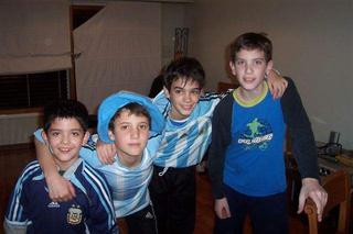 Partido Argentina  1 (2) - Alemania 1 (4) . Chau, Argentina...
