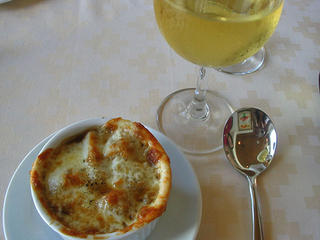 French Onion Soup + Chardonnay