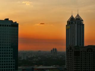 Sunset seen from Pasig