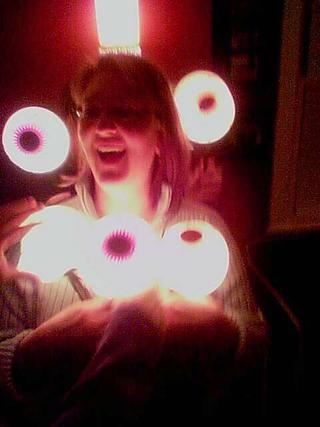 glowing boobs