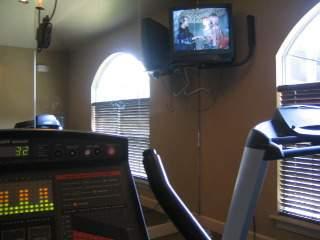 Treadmill and TV