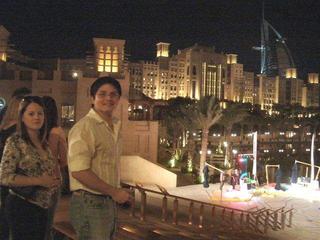 Burj Al Arab at the background