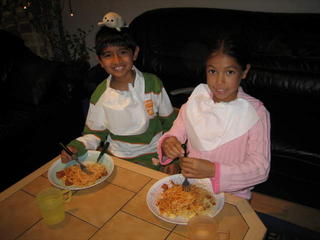 Spaghetti for the kids