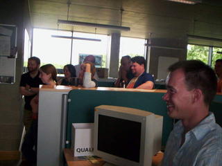 And the audience eager to catch his reaction