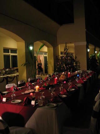 Dinner alfresco