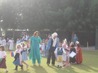The parade's finished...