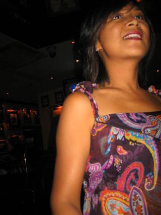 Dancing on a chair!