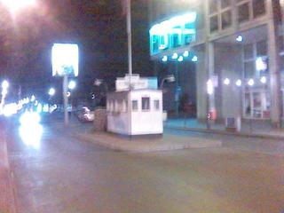 checkpoint charlie at night