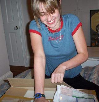 Laura's big package from Korea.........