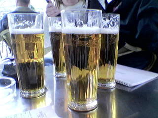 4 x PIVO til en billig penge i Praha :-)