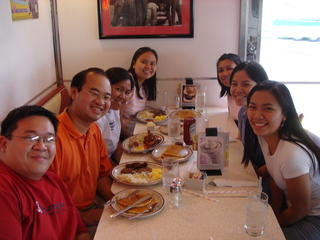 Dining at Denny's