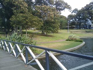 Wandering around Victoria Park, Broadway.
