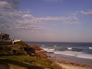 Doing the Bronte to Bondi seaside walk.