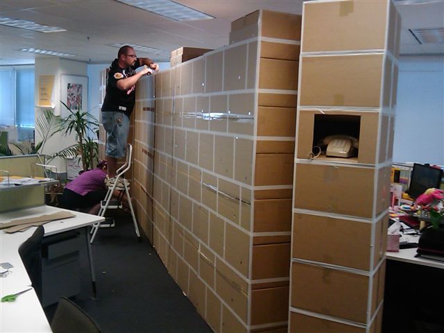 Operation Control HQ: The Sunday morning build.