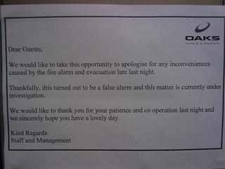 Excitement at Hotel M.