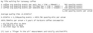 I almost wish I hadn't done the calculation.
