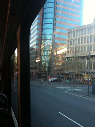 Live from the bus. 